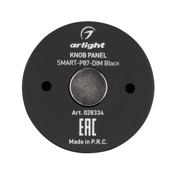Панель Knob SMART-P87-DIM Black (3V, 1 зона, 2.4G) (Arlight, IP20 Пластик, 5 лет) 028334