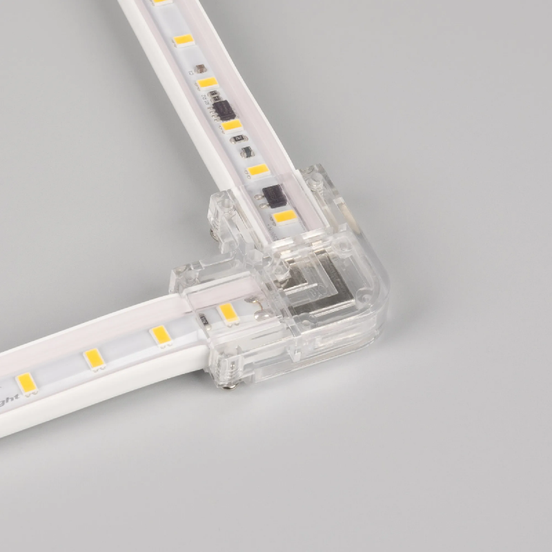 Коннектор угловой для ленты ARL-50000PV (15.5x6mm) прозрачный (Arlight, Пластик) 027062