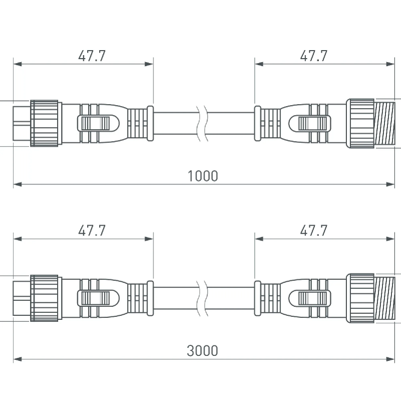 Коннектор питания ARL-LINE-3pin-3000-CON-MF (230V) (Arlight, IP66 Пластик, 3 года) 038888