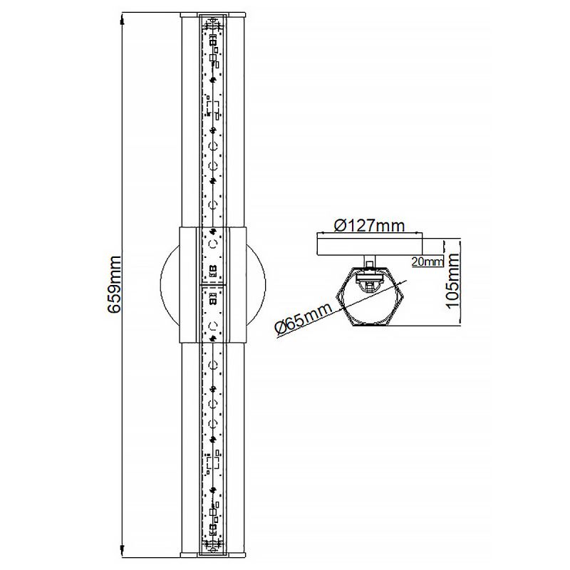 Hinkley QN-FACET-LED2-HB-BATH