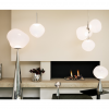 Подвесной светильник Tom Dixon Melt Mini Opal/Silver Led