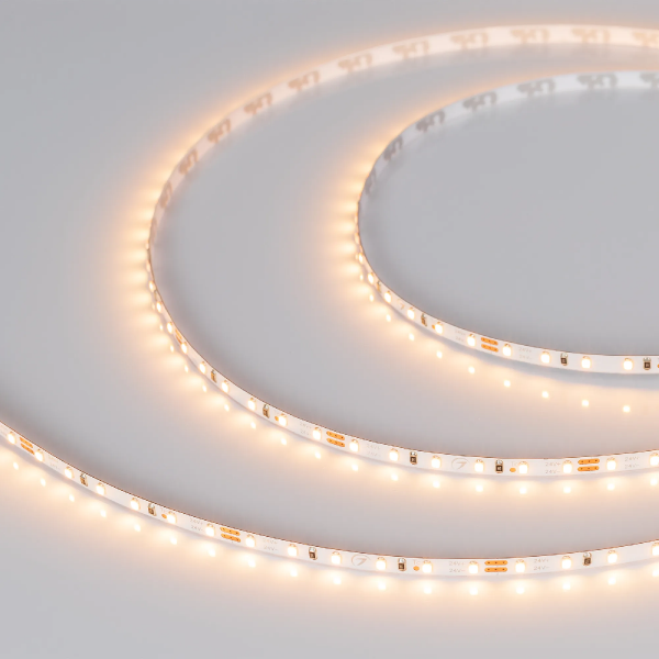 Светодиодная лента MICROLED-5000 24V Warm2700 4mm (2216, 120 LED/m, LUX) (Arlight, 9.6 Вт/м, IP20) 024415