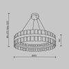 Подвесной светильник Maytoni MOD173PL-L60BS3K