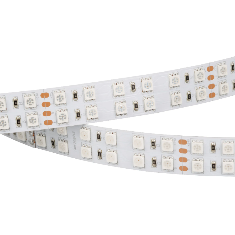 Светодиодная лента RT-B144-19mm 24V RGB (34.4 W/m, IP20, 5060, 5m) (Arlight, Открытый) 012905(2)