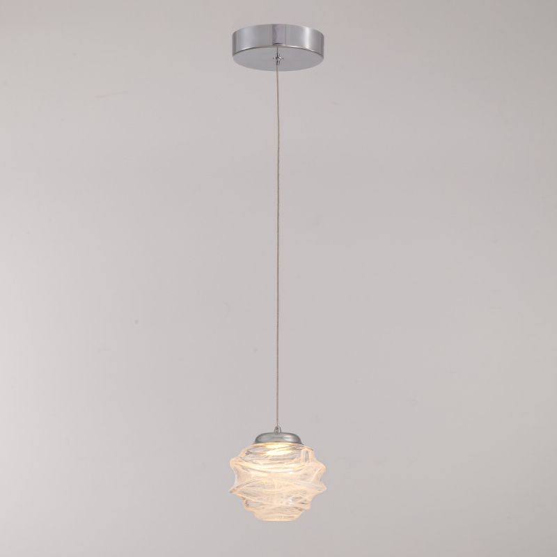 Подвесной светильник MD25030003-1A chrome/clear