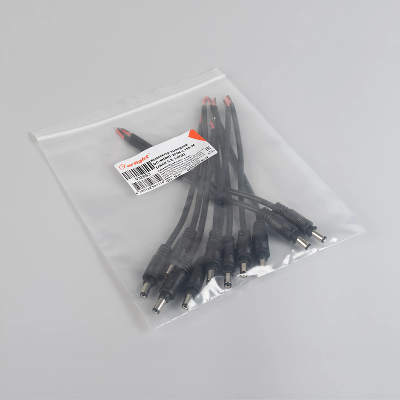 Коннектор выводной DC-MONO-2PIN-L150-M (JACK 5.5, LOCK) (Arlight, -) 032853