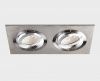 SAG203-4 silver/silver светильник встраиваемый поворотный