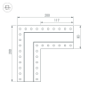 Угол SL-LINIA32-FANTOM (Arlight, Металл) 030097