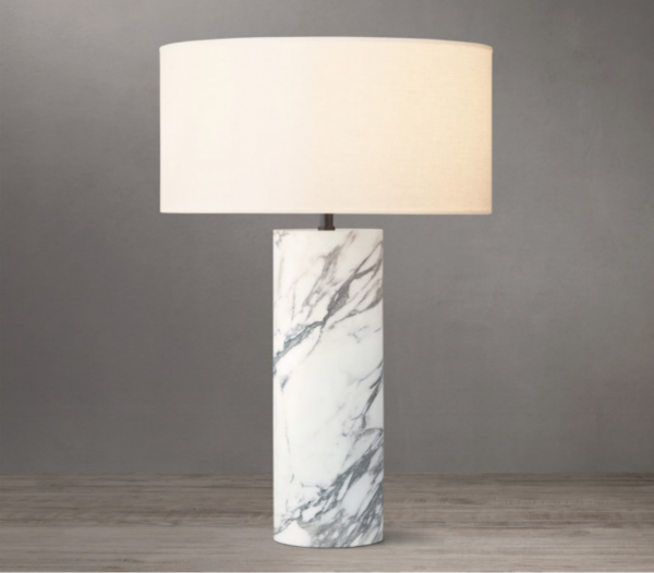 Настольная лампа 5003T white marble