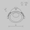 Встраиваемый светильник Technical DL032-2-01B-1(N)