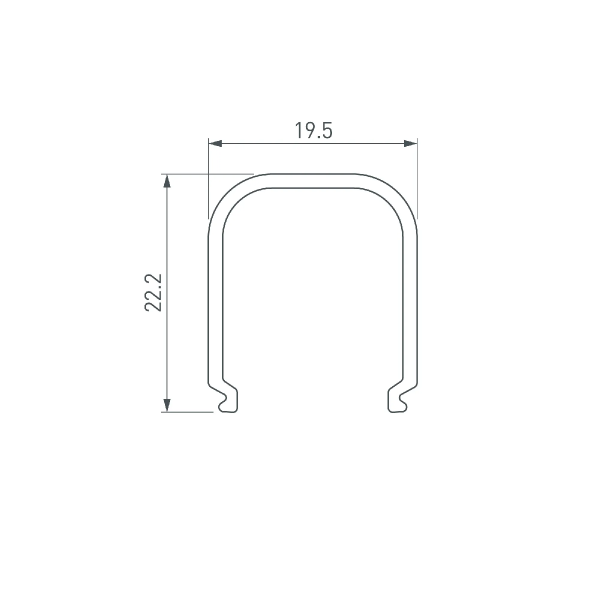 Экран ARH-WIDE-(B)-H20-2000 RRC Clear-PM (Arlight, Пластик) 018875