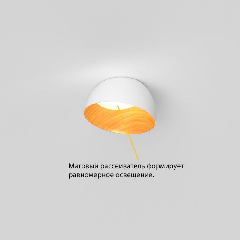 Накладной светодиодный светильник GLOW D350