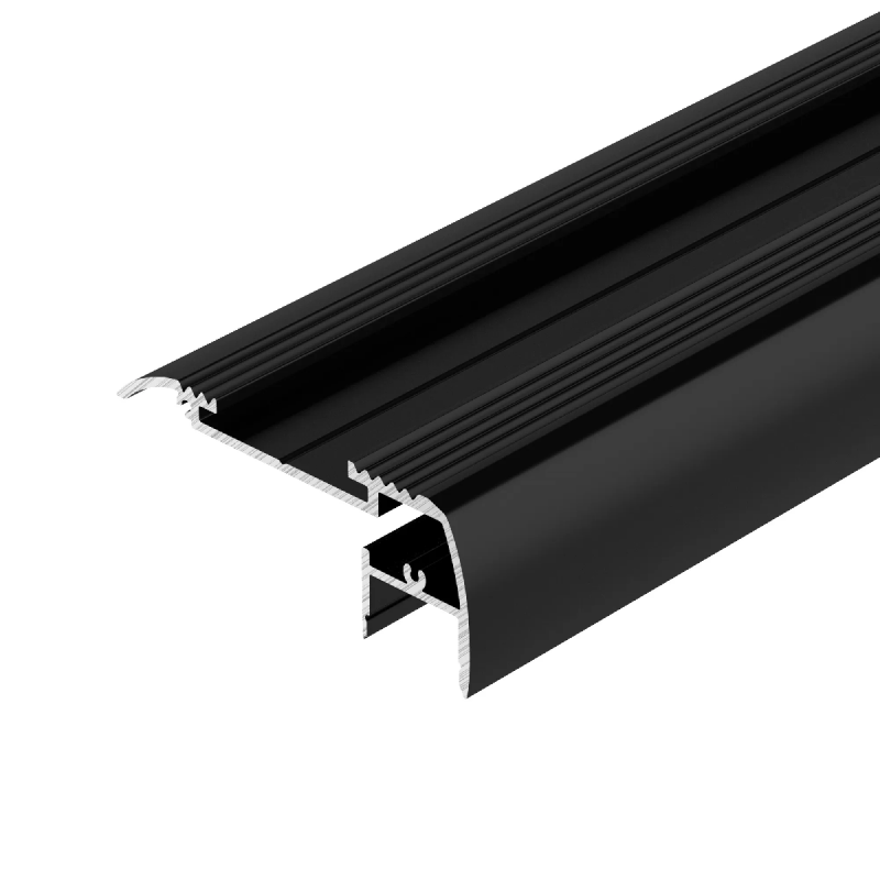 Профиль STAIR-W65-2000 ANOD BLACK (Arlight, Алюминий) 045663