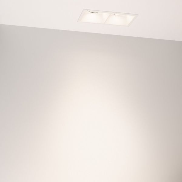 Светильник MS-FLOW-BUILT-S157x85-2x6W Day4000 (WH, 38 deg, 230V) (Arlight, IP20 Металл, 5 лет) 060938
