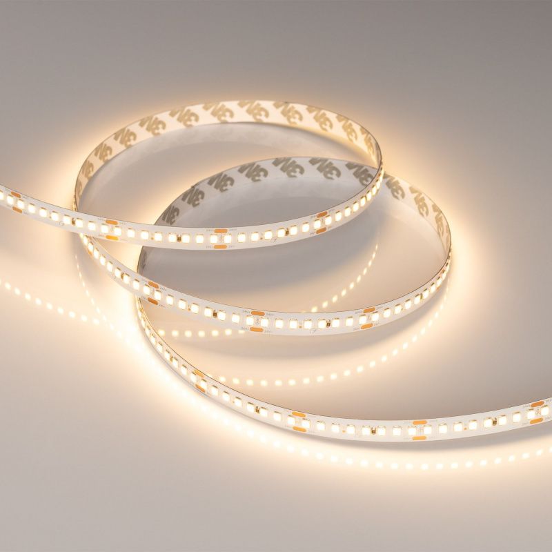 Светодиодная лента RT-A192-10mm 24V Warm2700 (17.6 W/m, IP20, 5m) (Arlight, высок.эфф.150 лм/Вт) 038776(1)