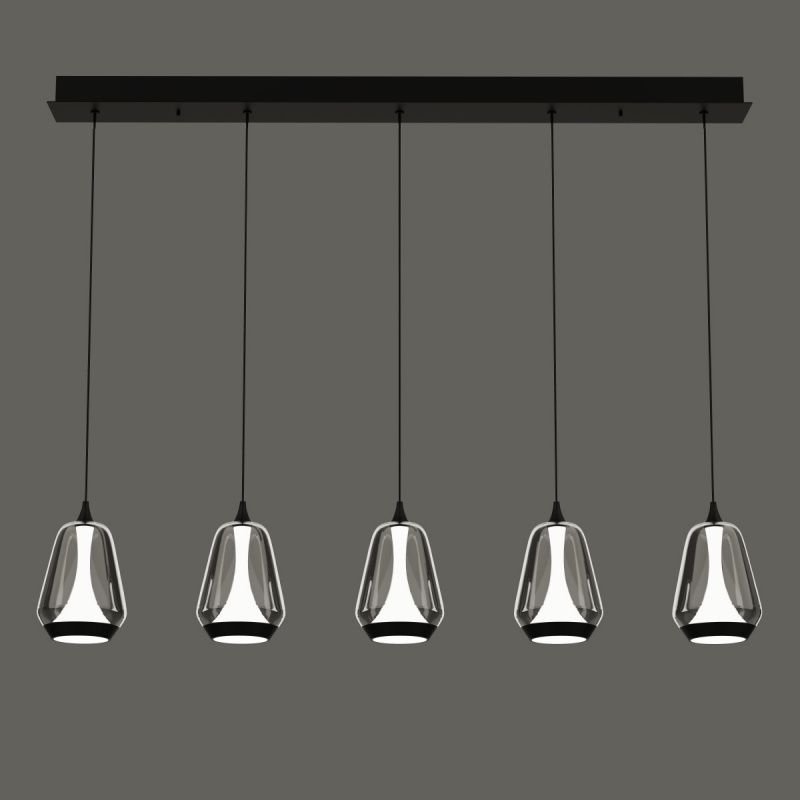 Подвесной светильник Delight Collection MD24001011-5B black/smoky