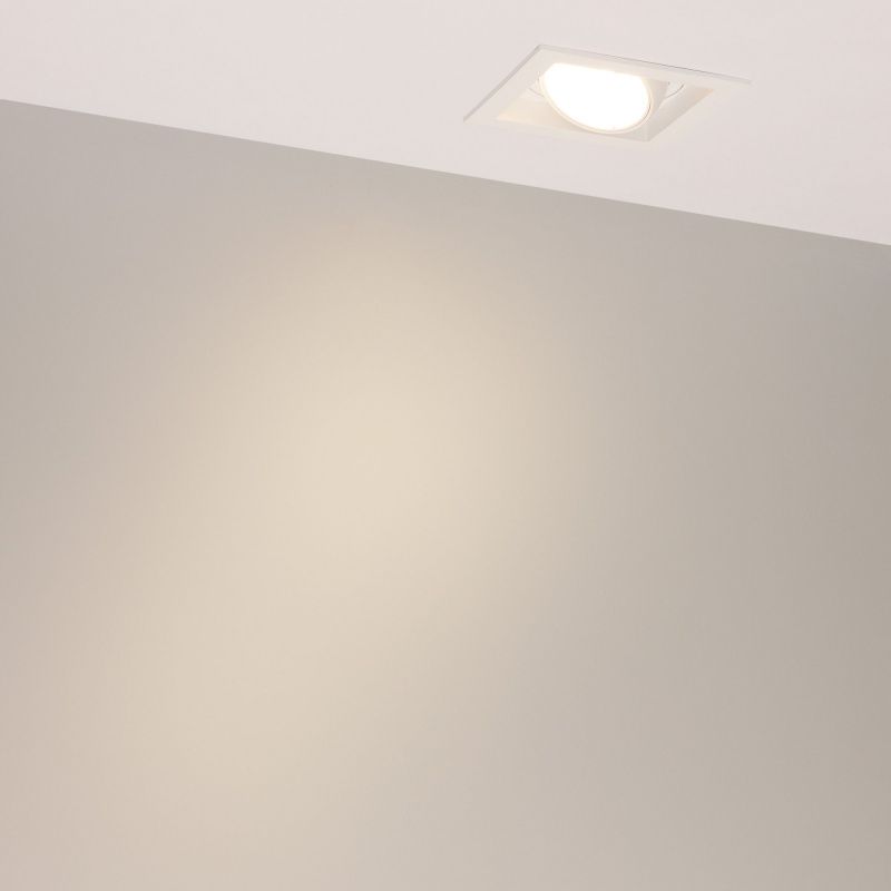 Светильник MS-VORTEX-BUILT-S117x117-20W Warm3000 (WH-WH, 20 deg, 230V) (Arlight, IP20 Металл, 5 лет) 057916