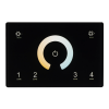 Панель Sens SMART-P81-MIX Black (230V, 4 зоны, 2.4G) (Arlight, IP20 Пластик, 5 лет) 028401