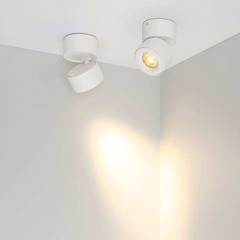 Светильник SP-POINT-SURFACE-R85-12W Warm3200-MIX (WH, 36 deg, 230V) (Arlight, IP20 Металл, 5 лет) 058616
