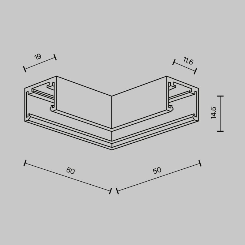 Комплектующие для трековой системы Technical TRA239CL-41B