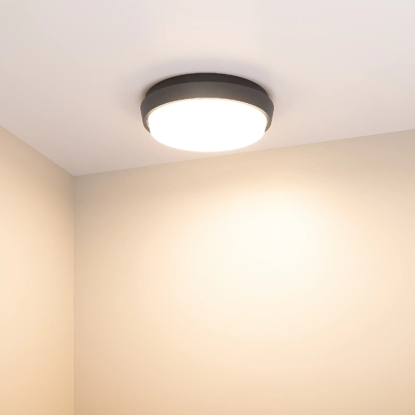 Светильник LGD-GIRO-R175-10W Warm3000 (GR, 110 deg, 230V) (Arlight, IP54 Металл, 3 года) 029948