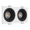 Встраиваемый светильник под сменную лампу Ledron MJ1003 SQ2 White-Black