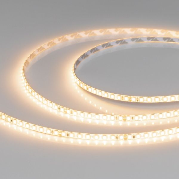 Светодиодная лента герметичная ULW-SE-A160-5mm 24V Warm3500 (15 W/m, IP65, 5m) (Arlight, CRI>90) 064371