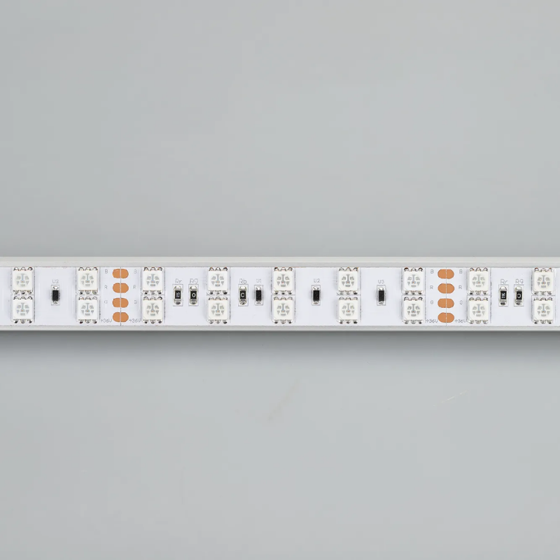 Светодиодная лента RT 2-5000 36V RGB 2X2 (5060, 600 LED, LUX) (Arlight, 26 Вт/м, IP20) 015080