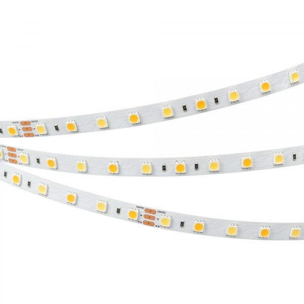Светодиодная лента RT-B60-10mm 24V White-MIX (14.4 W/m, IP20, 5m) (Arlight, Изменяемая ЦТ) 025213(2)