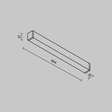 Трековый светильник Technical TR080-4-20WTW-B