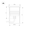Светильник KT-AQUA-R45-3W White6000 (SL, 45 deg, 12V) (Arlight, Герметичный) 028056