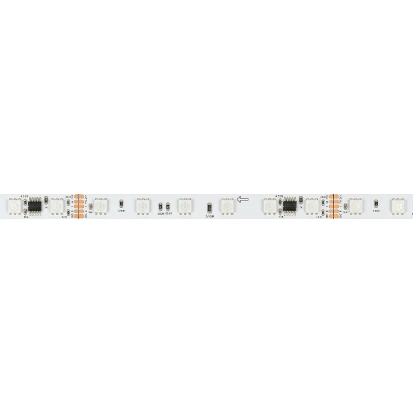 Светодиодная лента DMX-B60-10mm 24V RGB-PX6 (14 W/m, IP20, 5060, 5m) (Arlight, -) 039183