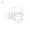 Профиль STRETCH-25-WALL-SIDE-2000 (Arlight, Алюминий) 040061