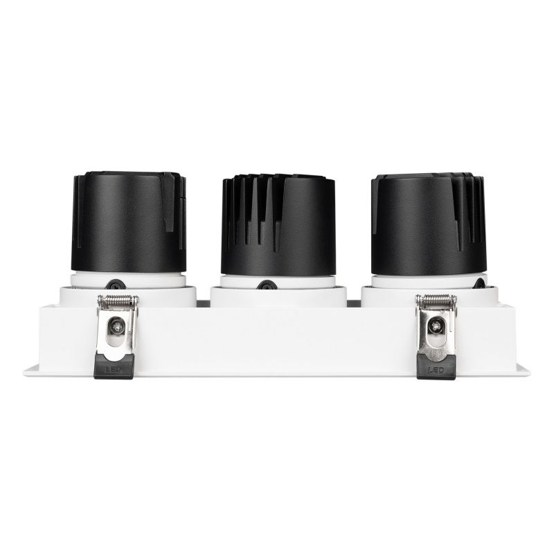 Светильник MS-FLOW-BUILT-S230x85-3x12W Day4000 (WH, 15 deg, 230V) (Arlight, IP20 Металл, 5 лет) 055937