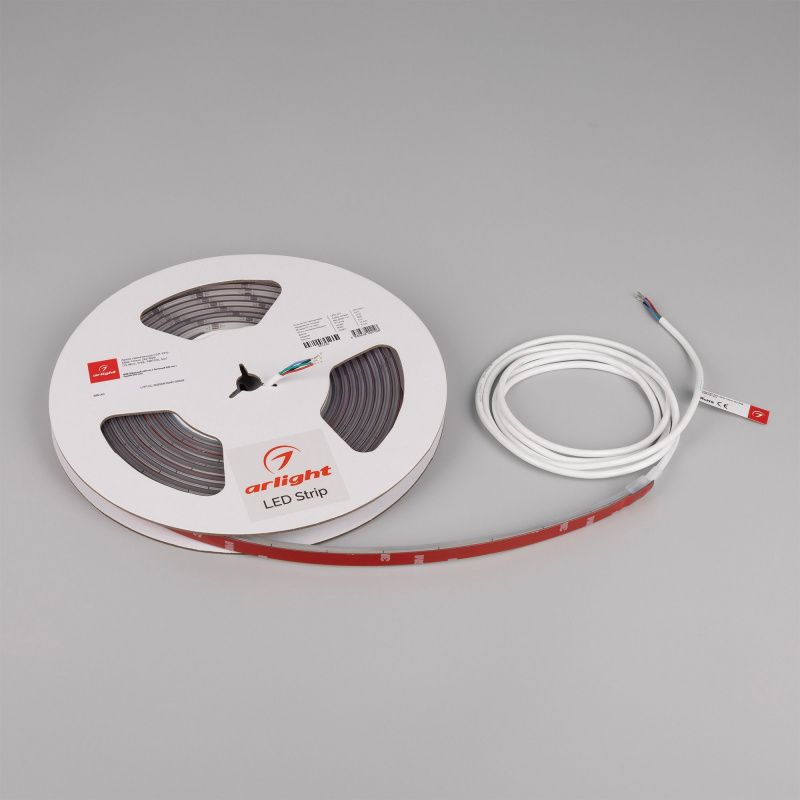 Светодиодная лента герметичная CSP-PFS-X540-12mm 24V RGB (15 W/m, IP68, TWP100, 5m) (Arlight, -) 051234
