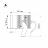 Светильник ALT-RAY-R89-25W Warm3000 (DG, 24 deg, 230V) (Arlight, IP67 Металл, 3 года) 026448