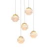 Подвесной светильник MD25030003-5A gold/clear