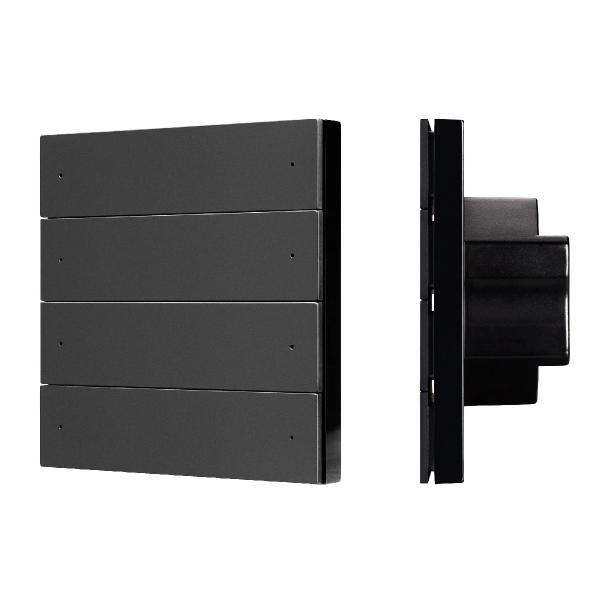 INTELLIGENT ARLIGHT Кнопочная панель SMART-DMX512-801-22-8G-8SC-DIM-IN Black (230V, 2.4G) (IARL, IP20 Пластик, 5 лет) 039316