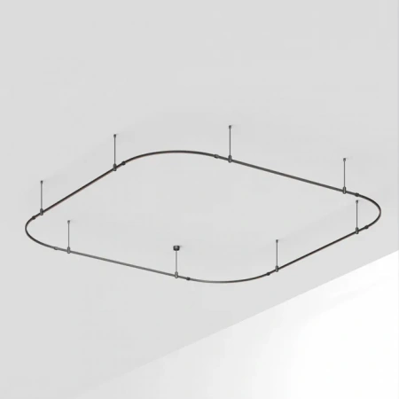 Основание ART-APRIORI-QUADRAT-SOFT-ROD-400-3500x3500 (BK) (Arlight, IP20 Металл, 3 года) 048518