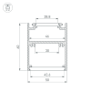 Профиль SL-ARC-5060-D1500-A90 BLACK (дуга 1 из 4) (Arlight, Алюминий) 029270