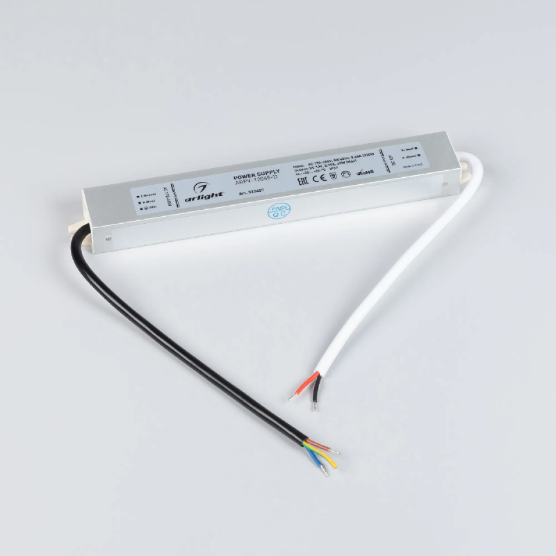 Блок питания ARPV-12045-D (12V, 3.8A, 45W) (Arlight, IP67 Металл, 3 года) 022457