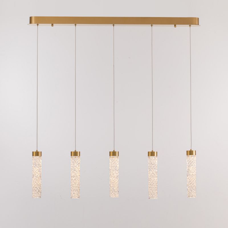 Подвесной светильник MD24030028-5B brass/clear
