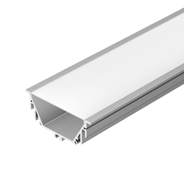 Профиль с экраном ALU-POWER-RW80F-2000 ANOD+FROST (Arlight, Алюминий) 016472