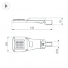 Светильник OXOR-GRES-920х383-240W Day4000 (GR, 150x80 deg, 230V) IP66 (Arlight, -) 055501