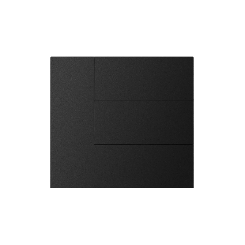 INTELLIGENT ARLIGHT Накладка панели KNX-23-4G-SUF Black (Backlightless) (IARL, IP20 Металл, 2 года) 052878