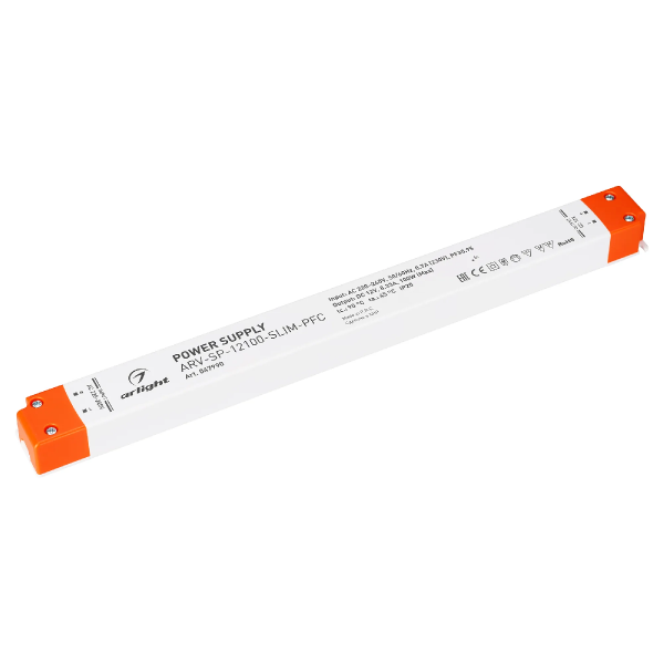 Блок питания ARV-SP-12100-SLIM-PFC (12V, 8.33A, 100W) (Arlight, IP20 Пластик, 5 лет) 047990
