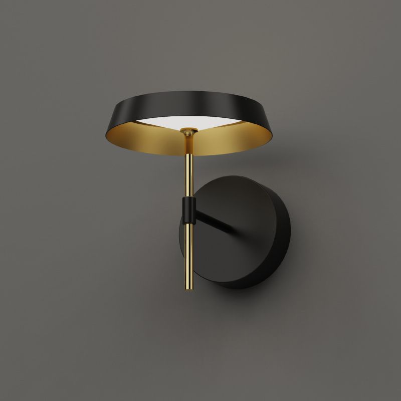 Настенный светильник MB18001061-1A  black/gold