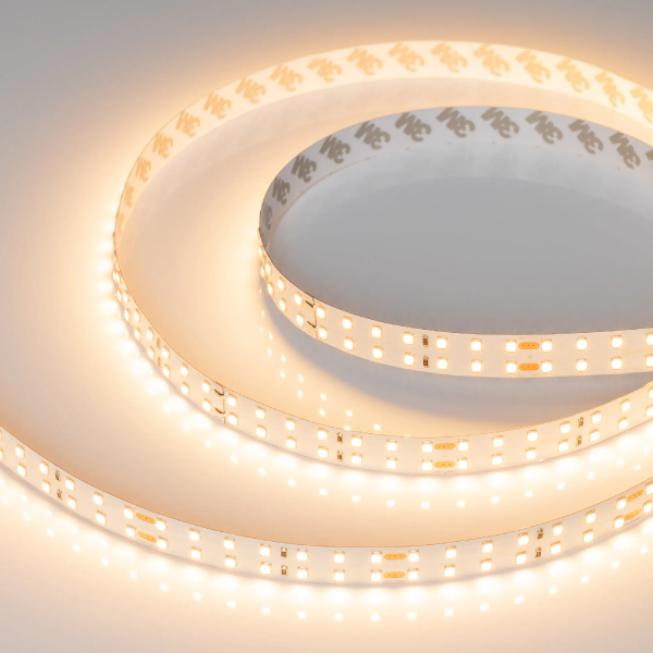 Светодиодная лента RT-A196-15mm 24V Warm2700 CRI98 (20 W/m, IP20, 2835, 5m) (Arlight, Открытый) 025153(2)