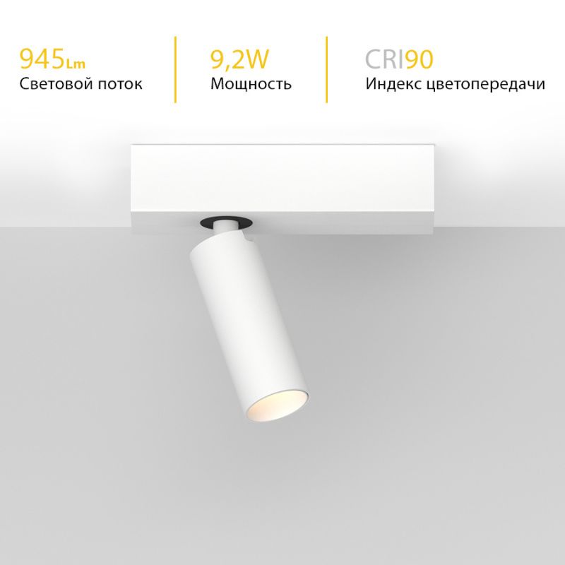 Накладной поворотный светодиодный светильник Ledron SAGITONY E S40 White 4000K