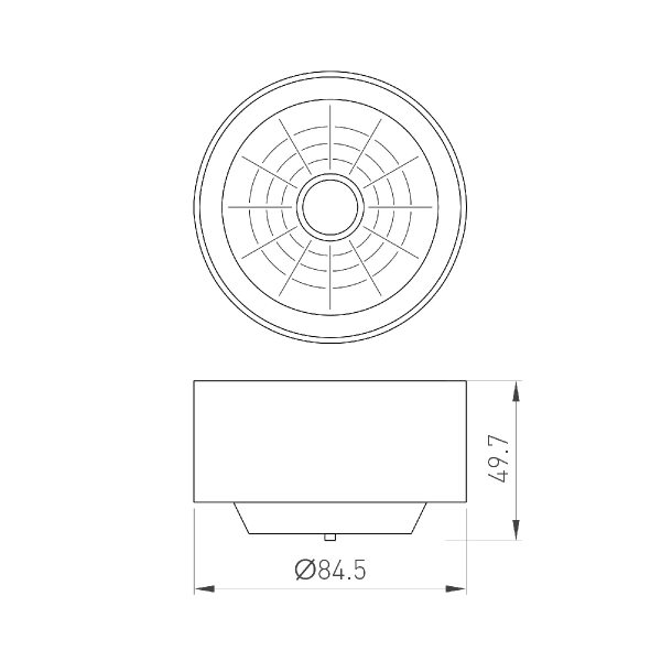 Рефлектор с посадочным кольцом LGD-REFLECTOR-RING-R85 (BK) (Arlight, Металл) 046768
